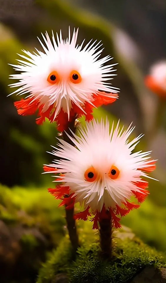 🌈Ganzjährig blühend!💗Red Collared Sea Urchin Flower